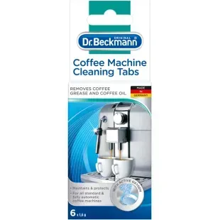 Таблетки для очищення кавоварок Dr.Beckmann Kaffeemaschinen Reinigungs-Tabs уп/6шт 4008455028712 фото