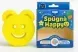 Губка кухонна IRGE Smile Scrub 10 &times; 10 &times; 3 см | ефективне видалення жиру й нальоту, не дряпає посуд для ефективного прибирання та свіжості 8021723068414 фото 2