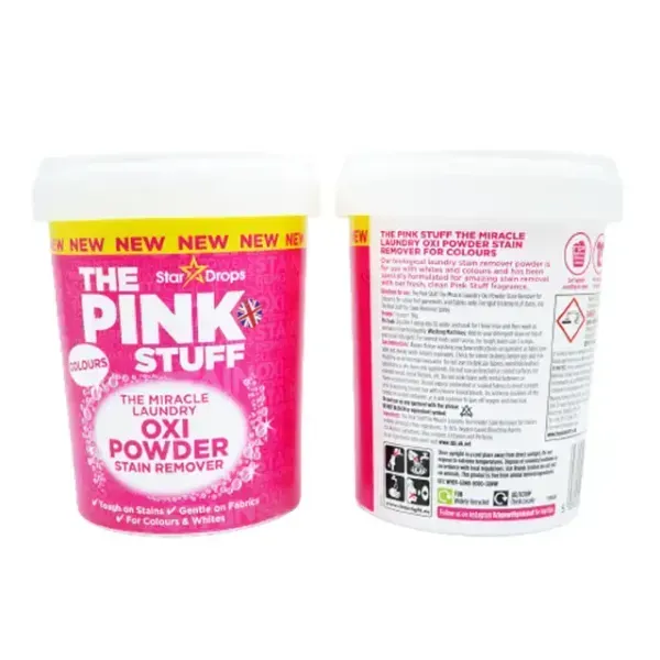Кисневий плямовивідник для кольорової білизни Pink Stuff Oxi 1кг 5060033820148 фото