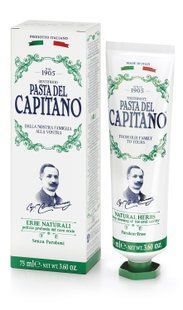 Зубна паста з травами Natural Herbs Pasta del Capitano 1905, 75 мл 8002140137402 фото