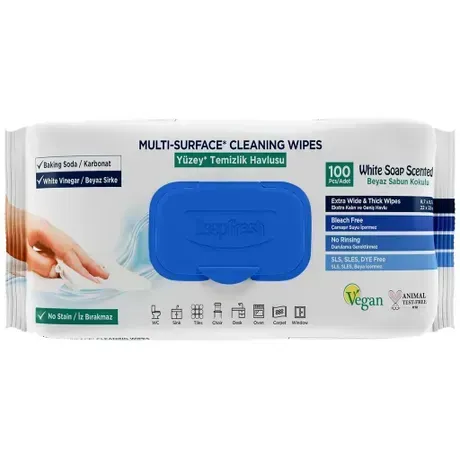 Deep Fresh Multi-Surface вологі серветки для прибирання 100 шт універсальні 8681554625349 фото