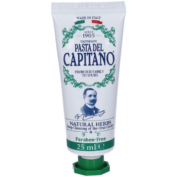 Зубна паста з травами Natural Herbs Pasta del Capitano 1905, 75 мл 8002140137402 фото
