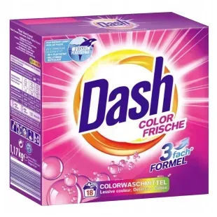 Dash Color Frische Стиральный порошок 1,17 кг (18 стирок) | для цветных тканей, свежий аромат 4012400501670 фото
