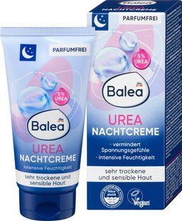 Інтенсивний відновлювальний нічний крем для обличчя Balea Urea з 5% сечовини, 50 мл 4066447101836 фото