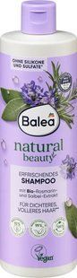 Натуральний освіжаючий шампунь для швидкого жирніючого волосся Balea Natural Beauty з екстрактом розмарину та шавлії, 400 мл 4067796166439 фото