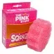 Універсальна одностороння губка-скрубер The Pink Stuff Squeezy the miracle scrubber для прибираня різних поверхонь 1 шт 5060033823439 фото 2