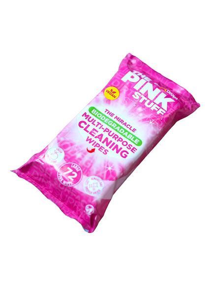 Вологі серветки Pink Stuff для чищення поверхонь універсальні 72 шт 5060033823965 фото