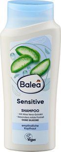 Шампунь для чувствительной кожи головы Balea Sensitive с экстрактом алоэ вера, витамином B3 и провитамином B5, 300 мл 4066447982718 фото