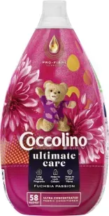 Кондиціонер для білизни Coccolino Ultimate Care Fuchsia Passion, 870 мл (58 прань) 8720181414916 фото