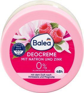 Кремовий дезодорант Balea Deocreme Himbeere з натрієм та цинком, 50 мл 4066447341942 фото