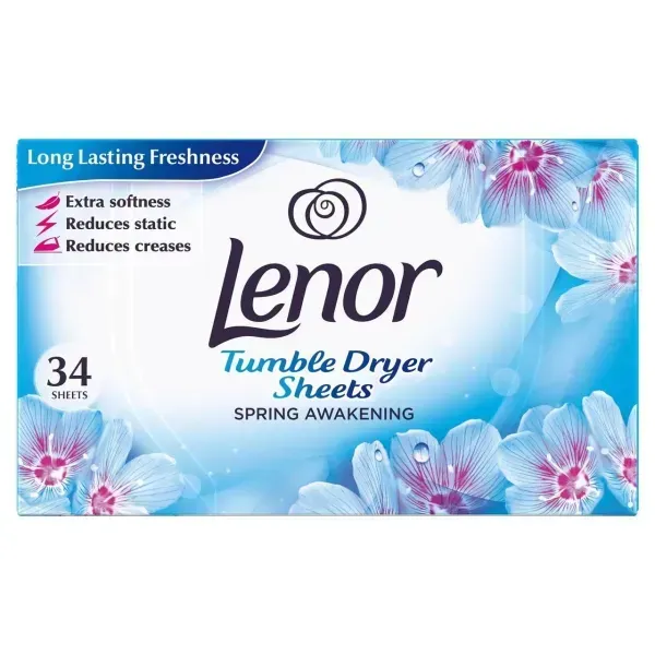 Ароматизовані серветки для сушильної машини Lenor April Fresh &laquo;Квітнева свіжість&raquo;, 34 шт 8001090747723 фото