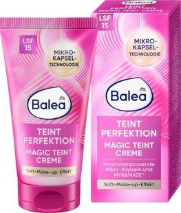 Тонуючий денний крем для обличчя Balea Teint Perfektion Magic CC з мікрокапсулами пігменту та SPF 15, 50 мл 4066447876529 фото