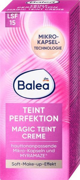 Тонуючий денний крем для обличчя Balea Teint Perfektion Magic CC з мікрокапсулами пігменту та SPF 15, 50 мл 4066447876529 фото