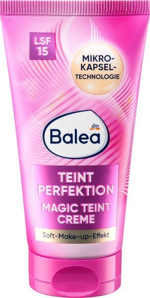 Тонуючий денний крем для обличчя Balea Teint Perfektion Magic CC з мікрокапсулами пігменту та SPF 15, 50 мл 4066447876529 фото