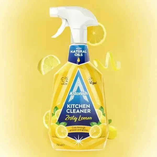 Засіб для чищення кухні Astonish Kitchen Cleaner спрей 750 мл 048256296181 фото