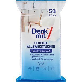 Салфетки для уборки Denkmit Pure Frische, 50 шт 4066447016611 фото