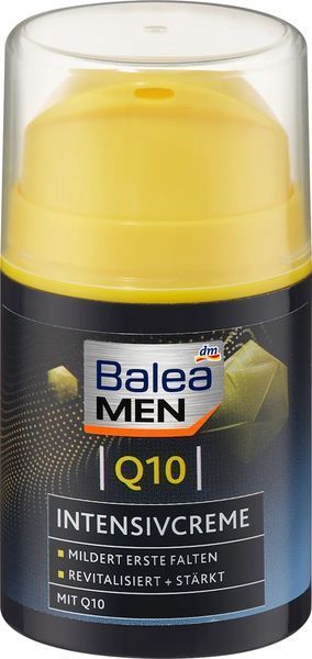 Чоловічий зволожуючий крем для обличчя Balea MEN Q10 Intensiv проти перших зморшок з UV-захистом, 50 мл 4066447429503 фото