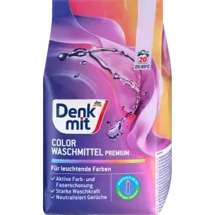 Пральний порошок для кольорових речей DenkMit 1,35 кг 20 прань 4066447792188 фото
