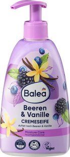 Крем-мило рідке Balea Beeren & Vanille з ароматом ягід та ванілі, 500 мл 4066447383652 фото