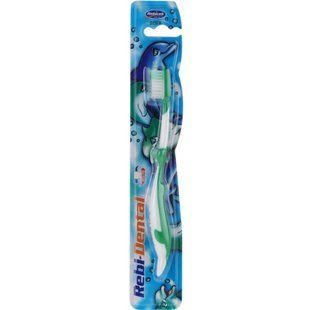 Дитяча зубна щітка Rebi-Dental Delfin 0&ndash;6 років, 16 см, м&rsquo;яка щетина (випадковий колір) 8590338906577 фото