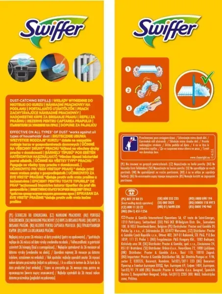 Swiffer Duster Змінні насадки для щітки від пилу 9 шт 5410076541553 фото